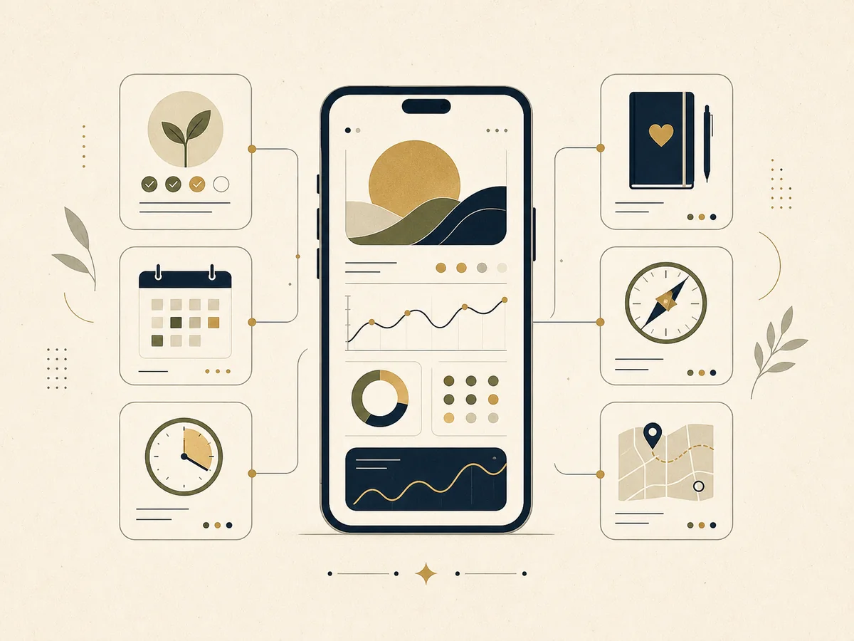 App Vida Plena — todas as telas